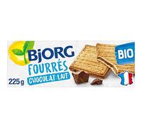 BJORG - Fourrés Chocolat Au Lait Bio 225G - Lot De 4