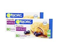 Bjorg Fourrés myrtille bio - Le lot de 2 paquets de 175g