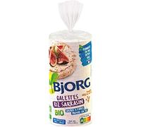 BJORG - Galettes Au Sarasin Sans Sel Bio Sans Gluten 130G - Lot De 4