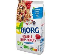 BJORG - Granola Fruits Rouges 350G - le Lot De 3