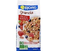 Bjorg - Granola Fruits Rouges 350G - Lot De 3 - Vendu Par Lot - Livraison Gratuite En France