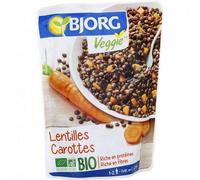 BJORG - Lentilles Carottes 250G - ( Lot De 4 )