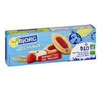BJORG - LES PETITS CURIEUX - Bjorg - Les Petits Curieux Barquettes Aux Fraises Bio, 120G - 120G - Lot De 3 - Vendu Par Lot