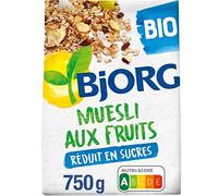 BJORG - Muesli Auxfruits Bio 750G - Lot De 3