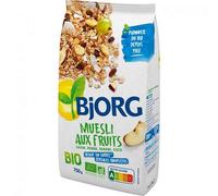 BJORG - Muesli Auxfruits Bio 750G - Lot De 3 - livraison offerte