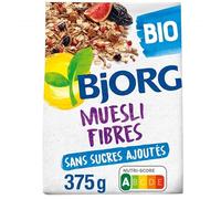 BJORG - Muesli Fibres Son Blé 375G - Lot De 3
