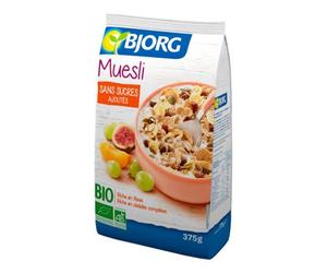 Bjorg Muesli Fruit Muesli Sans Sucre Bio 375g