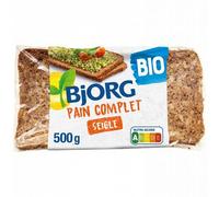 BJORG - Pain Complet Seigle 500 G - Quatre Articles