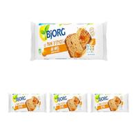 BJORG - Pain d'Epices Miel Bio - à La Farine de Seigle Complète - Source de Fibres - 300 g (Lot de 4)