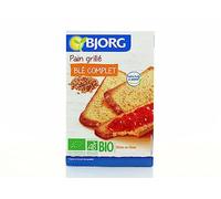 BJORG - Pain Grillé Bio Blé Complet, Boîte 250g - Lot De 4