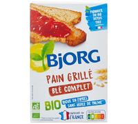 BJORG - Pain Grillé Blé Complet Bio - La boîte de 250g