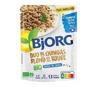 BJORG - Plat Cuisiné Bio Duo De Quinoa Rouge Et Blong, Sachet 220g - Lot De 4