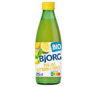 BJORG - Pur Jus De Citron Jaune 25Cl - le Lot De 4