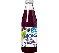 BJORG - Pur Jus De Pruneaux 75Cl - Lot De 4