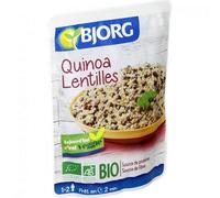 BJORG - Quinoa Lentilles 250G - Lot De 4 - livraison offerte