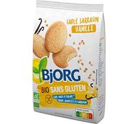 BJORG - Sablé Sarrasin Vanille - Sans huile de palme - Farine compète - 250 g