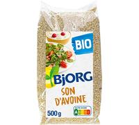 BJORG - Son d’Avoine - Riche en Fibres - Pour Petit Déjeuner et Salades - 500 g