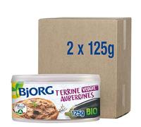 BJORG - Terrine Aubergines Veggie - Tartinable Bio - 2 x 125 g