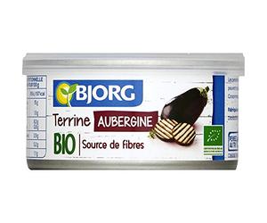 Bjorg Terrine d'aubergine à tartiner, certifié AB - La boîte de 125g