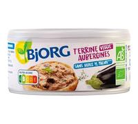 BJORG - Terrine dAubergine Bio 125g - Saveur authentique - Idéale pour une alimentation saine et équilibrée - Certifié biologique - Lot De 4