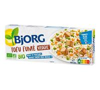 BJORG - Tofu Fumé 200G - Saveur authentique - Idéal pour vos recettes vegan - 100% biologique - Epicerie Salée - Lot De 3