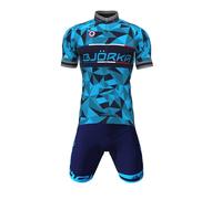 Bjorka - ensemble de cyclisme pour hommes, maillots à manches courtes et cuissard à bretelles avec coussin de Gel, vêtements d'équitation de longue durée, été 2023 suits 1