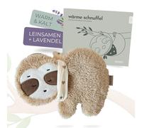 BJORKI Coussin chauffant pour bébé et enfant - Coussin chauffant avec garnissage en graines de lin pour le micro-ondes - Parfait comme doudou et coussin apaisant pour la chaleur et le bien-être