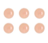 Bjorn Assiette OXYGEN Ø21,5cm - 6 pièces - Rose poudre