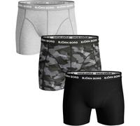 Bjorn Borg Boxer-Shorts Lot De 3 Noir Gris Taille L