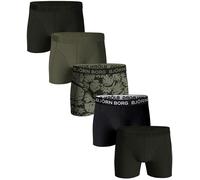 Bjorn Borg Boxers Cotton Stretch 5-Pack Multicolour Noir Multicoloré Vert Taille M