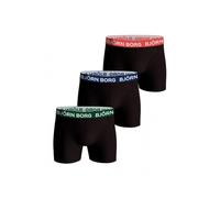 Bjorn Borg Cotton Stretch Lot de 3 boxers multicolores 10002349 007, multicolore, M