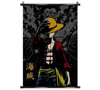 BJPERFMS Posters One Piece Luffy, One Piece Poster Anime, Poster Manga One Piece Esthétique, Cadre Tableau One Piece, Anime Affiche One Piece Wallscroll, Deco Maison, Decoration Murale