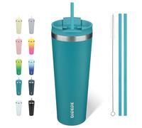 BJPKPK Gobelet isotherme de 780 ml avec couvercle et paille en acier inoxydable - Laguna