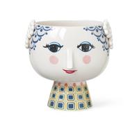 Bjørn Wiinblad Pot sur pied Eva Ø21 cm Bleu