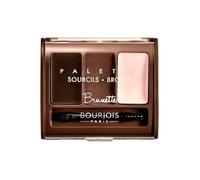 Palette Sourcils - Bourjois - Brune - Poudre - Cire de mise en forme - Double pinceau inclus