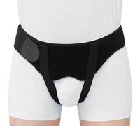 BJSXHZYGT Ceinture Hernie Inguinale Homme, Ceinture Herniaire Inguinale Unilatérale ou Bilatérale, Sangle Réglable à la Taille avec 2 Coussinets de Compression Amovibles(X-Large)