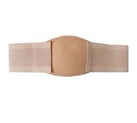 BJSXHZYGT Ceinture pour Hernie Ombilicale pour Hommes et Femmes, Ceinture Abdominale Ajustable avec 3 Compresses de Compression Premium pour la Région Ventrale et Post-Opératoire(Large)