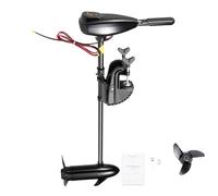BJTDLLX 12V 80LBS Moteur Hors-Bord Électrique, Moteur de Bateau Électrique avec Hélice Ventilatrice, avec 5 Vitesses Avant, 3 Vitesses Arrière, Moteur de Trolling Électrique 626W, 45-56 cm, 1850kg de