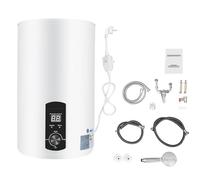 BJTDLLX Chauffe-eau électrique - 50 l - Puissance de chauffage : 2000 W - Protection contre les fuites - Suspensions murales verticales améliorées - 25-75 °C