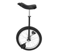 BJTDLLX Vélo monocycle de 18 pouces réglable en hauteur 73 à 85 cm, avec cadre monocycle, vélo sûr, pour fitness et entraînement d'équilibre en plein air (noir)