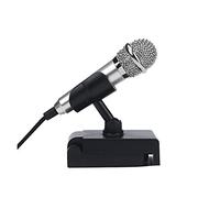 BJTYHT Microphone Microphone Mini Microphone Téléphone Micro 3.5mm Stereo Stereo STERYIO Stereo Karaoke Condenser Microphone pour Ordinateur Téléphone Mini Téléphone Mic en Stock (Color : G)