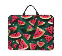 Bjyccar Dream Watermelon Sac pour ordinateur portable 14" avec doublure antichoc et design portable, adapté pour un usage professionnel et quotidien.