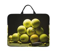 Bjyccar Sac pour ordinateur portable 14" avec doublure antichoc et design portable, adapté pour un usage professionnel et quotidien.