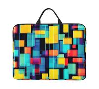 Bjyccar Sac pour ordinateur portable 14" avec doublure antichoc et design portable, adapté pour un usage professionnel et quotidien.