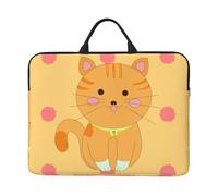 Bjyccar Sac pour ordinateur portable 14" avec doublure antichoc et design portable, adapté pour un usage professionnel et quotidien.