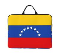 Bjyccar Sac pour ordinateur portable 14" Drapeau du Venezuela avec doublure antichoc et design portable, adapté pour un usage professionnel et quotidien.