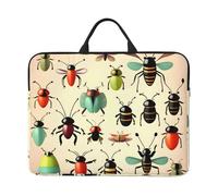 Bjyccar Sac pour ordinateur portable de 14" avec doublure antichoc et design portable, adapté pour un usage professionnel et quotidien.