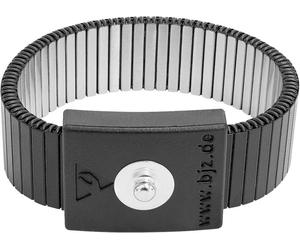 BJZ A-64106 Bracelet métallique ESD noir