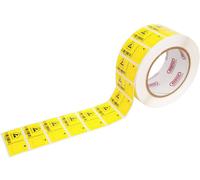 BJZ Étiquette ESD 100 pc(s) noir/jaune A-40173