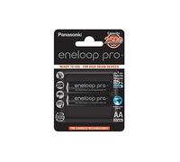 [BK-3HCDE/2BE] Eneloop Lot de 2 Piles Rechargeables Eneloop Pro Mignon AA 250...